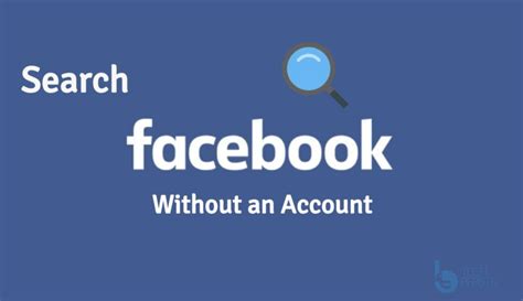 Search facebook without account. Things To Know About Search facebook without account. 